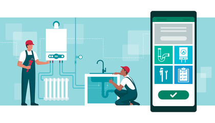 Book a plumber online