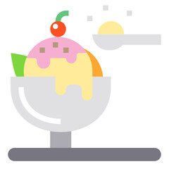 Dessert flat icon