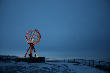 Nordkap im Winter