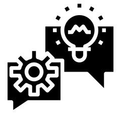 idea glyph icon