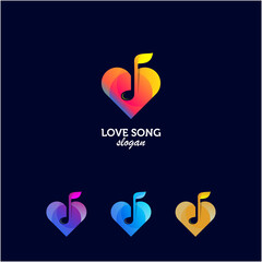 Love Song Logo Gradient Color
