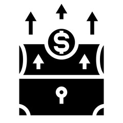 treasure glyph icon