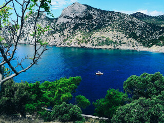 The sea in the mountains