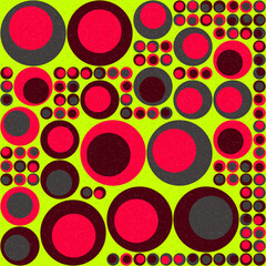 Abstract Geometric Pattern generative computational art illustration