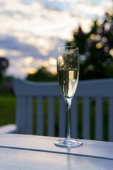 Glass of champagne