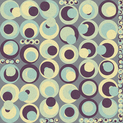 Abstract Geometric Pattern generative computational art illustration