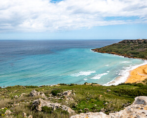 Panorama of the Mediterranean coast
