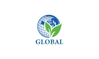 Global tech logo and icon