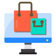 shopping flat icon