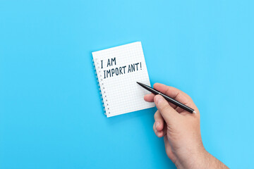 I am important - Motivational statement