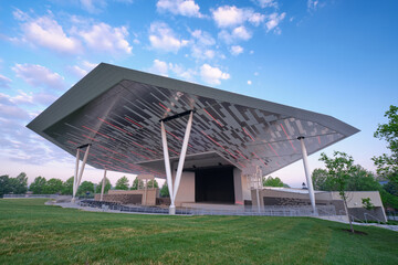 New amphitheater at White River State Park in Indianapolis, Indiana