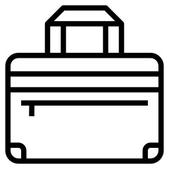 Bag line icon
