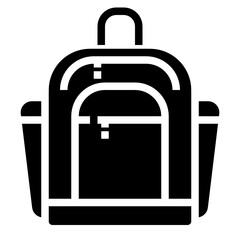 bag glyph icon