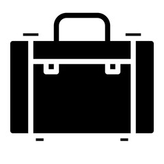 briefcase glyph icon