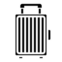travelling bag glyph icon