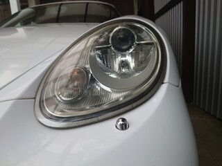 car headlight detail