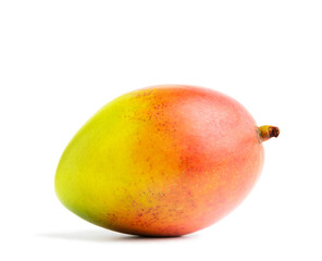 Mango fruit isolated on a white background.