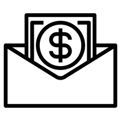mail line icon