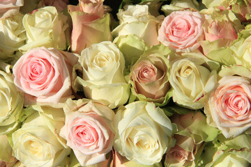 Fototapeta na wymiar Pastel wedding bouquet