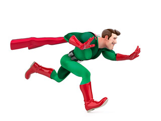 super cartoon is running