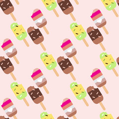 Ice cream pattern 8