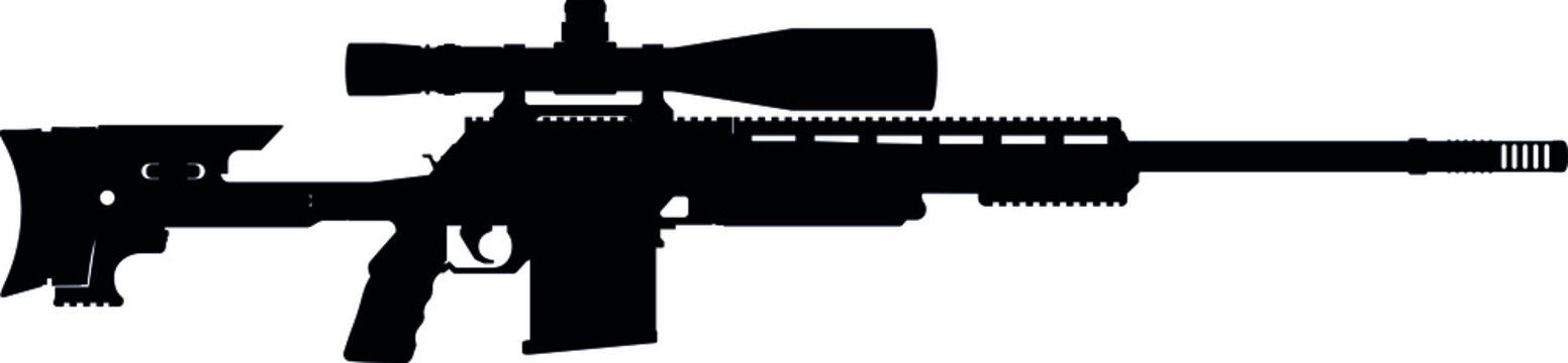 USA United States Army FNH USA 338 Herstal Lapua Magnum Sniper rifle, United States Marine Corps and United States Armed Forces - Police Sniper long range rifle FN 308 Sniper Rifle