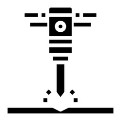Drill glyph icon