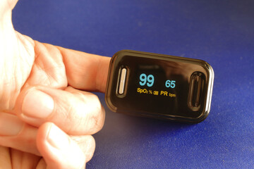 Pulse Oximeter via Finger Clip