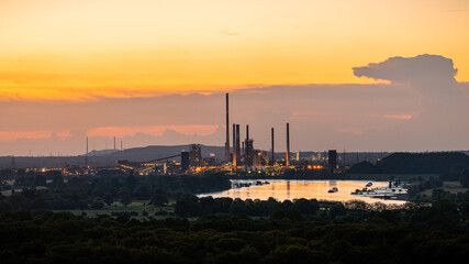 Obraz premium Duisburg im Ruhrgebiet