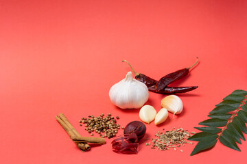 An assortment of Asian Culinary Spices.