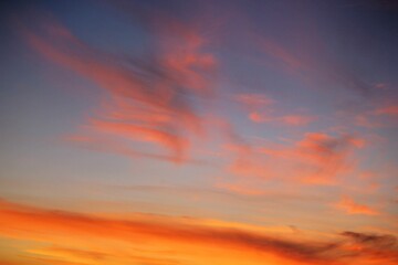 Sunset sky background