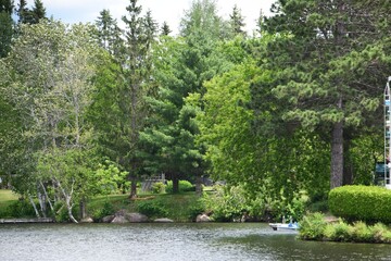 Clearwater lake in southern Quebec 