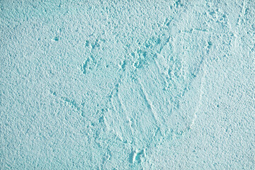 Turquoise plaster surface texture