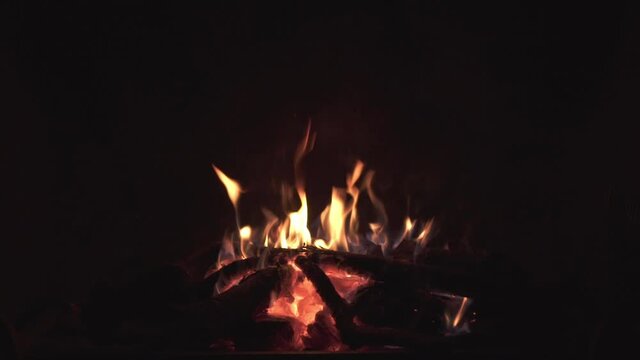 Fogata en chimenea