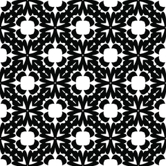 
Vector geometric pattern. Repeating elements stylish background abstract ornament for wallpapers and backgrounds. Black and white colors.