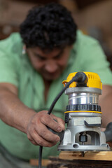 Mexican carpenter engraving 