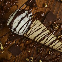 dessert ice cream chocolate