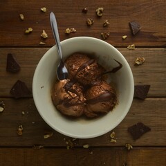 dessert ice cream chocolate