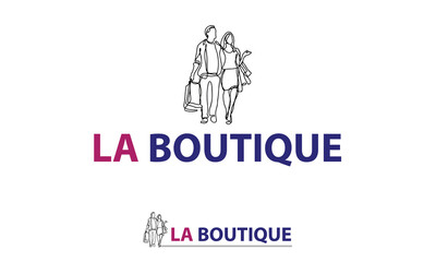 La boutique shopping mall logo 