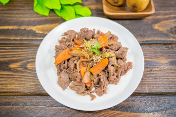 Delicious Korean Grilled Beef, Bulgogi