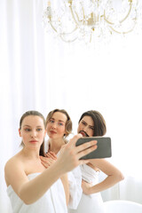 Women in spa
Group of best friends in spa
