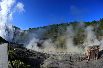 Tamagawa Onsen　玉川温泉の噴煙