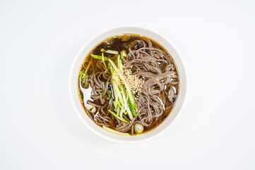 Korean Cold Buckwheat Noodles, 'Naengmemilguksu'
