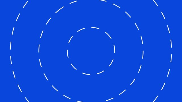 circulo con lineas en movimiento extraccion- loop