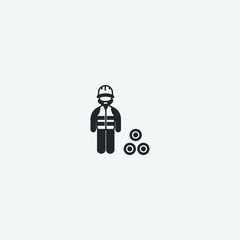 Construction vector icon illustration sign