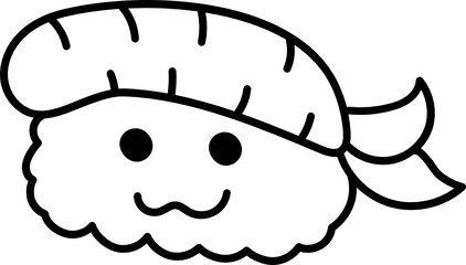 sushi doodle icon
