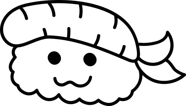sushi doodle icon