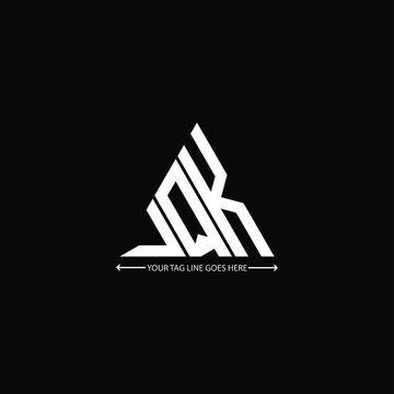 jqk letter logo creative design. jqk unique design

