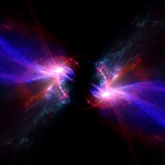 Fototapeta premium science fiction wallpaper. Beauty of deep space. Colorful graphics for background, like water waves, clouds, night sky, universe, galaxy, Planets