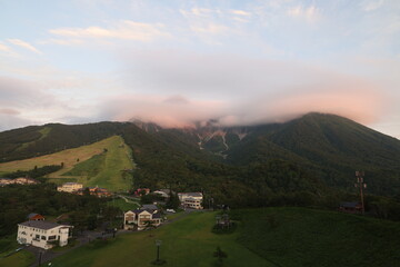 Fototapeta premium 日本の鳥取県の大山の美しい景色